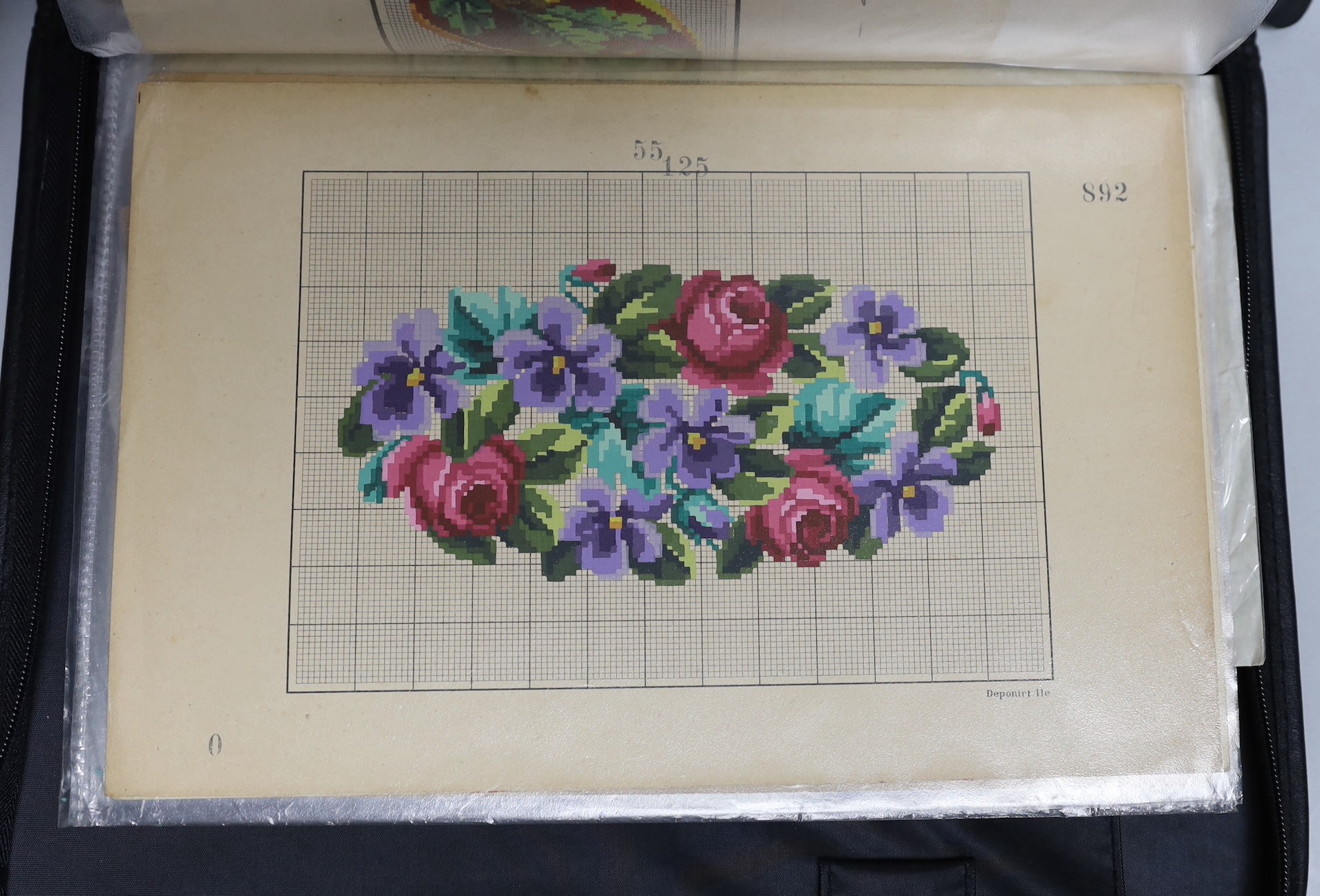 A useful collection of 19th century and later wool work patterns